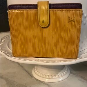 Louis Vuitton Yellow Epi Agenda